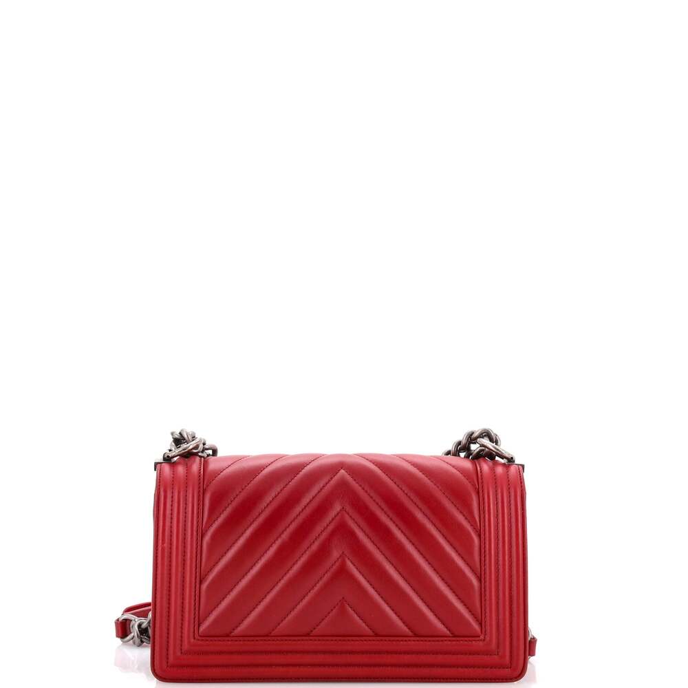 Chanel Boy Flap Bag Chevron Calfskin #233871C33B - Picture 3 of 7